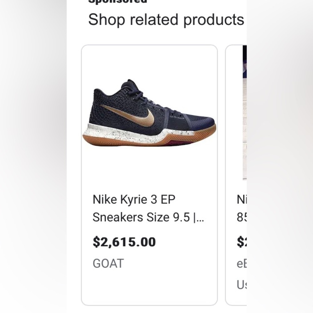 Kyrie Irving 3 obsidian blue basketball shoes